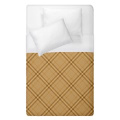 Autumn Fall Plaid Tartan 1 Diagonal Duvet Cover (single Size) by dressshop