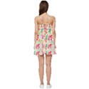 Leaves Pattern Seamless Texture Short Frill Dress View4