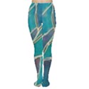 Aqua Batik, Abstract, Colorful Tights View1