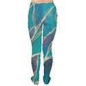 Aqua Batik, Abstract, Colorful Tights View2