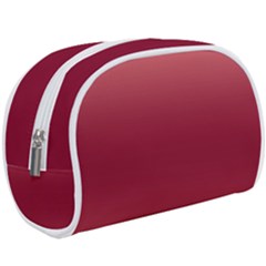 Coral Pink To Burgundy Red Bilinear Gradient Make Up Case (large) by GradientsOmbre