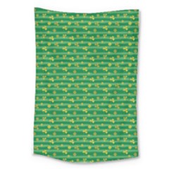 Golden Leaves Large Tapestry by designsbymallika