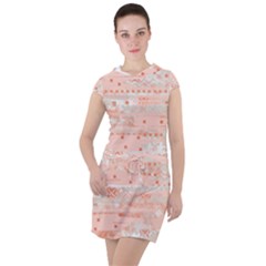 Boho Pattern Drawstring Hooded Dress by designsbymallika