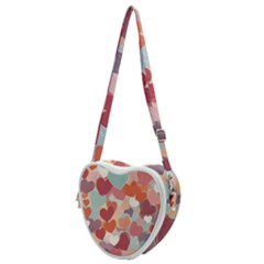 Valentines Day Hearts Romance Love Heart Shoulder Bag by Posterlux