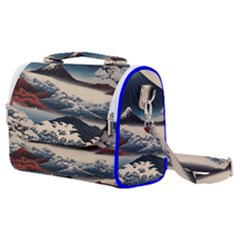 Hokusai Moutains Japan Satchel Shoulder Bag by Bedest