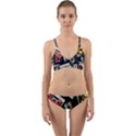 Abstract Case Wrap Around Bikini Set View1