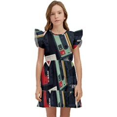 Abstract Case Kids  Winged Sleeve Dress by kyorashop23