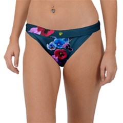 Falling Flowers, Art, Coffee Cup Band Bikini Bottoms by kyorashop23