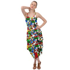 Falling Lego Bricks, Desenho, Fall, Games Layered Bottom Dress by kyorashop23