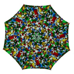 Falling Lego Bricks, Desenho, Fall, Games Automatic Folding Umbrella With Case (medium) by kyorashop23