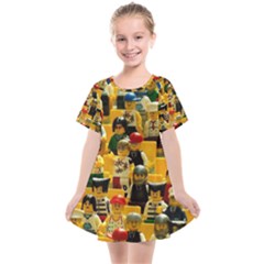 Lego People, Games Kids  Smock Dress by kyorashop23