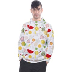 Pattern Seamless Texture Fruit Men s Pullover Hoodie by Sabxi