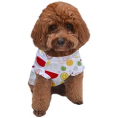 Pattern Seamless Texture Fruit Dog T-shirt by Sabxi