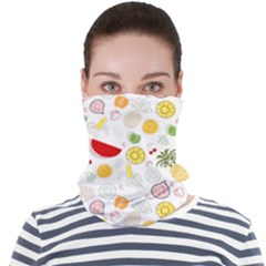 Pattern Seamless Texture Fruit Face Seamless Bandana (adult) by Sabxi