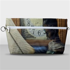 Clock And Lady Handbag Organizer by bestdesignintheworld