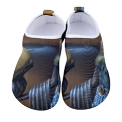 Clock And Lady Men s Sock-style Water Shoes by bestdesignintheworld
