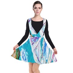 Sailing Boat Plunge Pinafore Dress by bestdesignintheworld