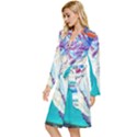 sailing boat Long Sleeve Velvet Robe View2