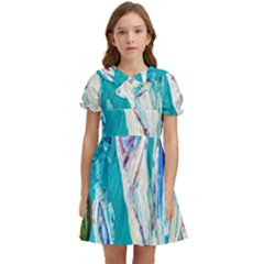 Sailing Boat Kids  Bow Tie Puff Sleeve Dress by bestdesignintheworld