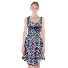 Gothic Leaf Pattern 6 Racerback Midi Dress by violetheavensky