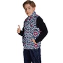 Gothic Leaf Pattern 6 Kid s Button Up Puffer Vest View2