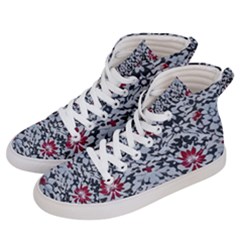 Gothic Leaf Pattern 6 Men s Hi-top Skate Sneakers by violetheavensky