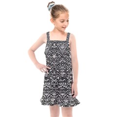 Gothic Leaf Pattern 2 Kids  Overall Dress by violetheavensky