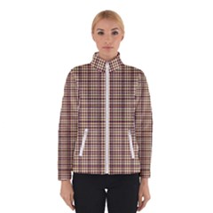 Retro 60s 50s Plaid Pattern 3 Women s Bomber Jacket by violetheavensky