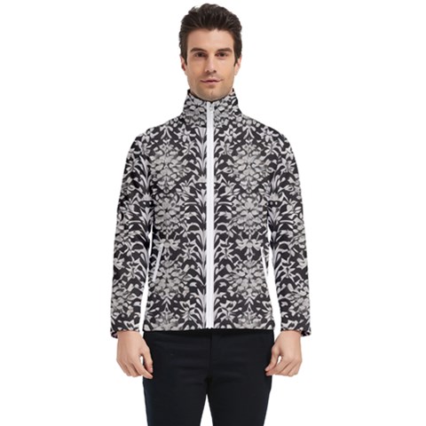 Gothic Leaf Pattern 4 Men s Bomber Jacket by violetheavensky