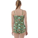Retro 1880s Flowers Pattern 5 Babydoll Tankini Set View2