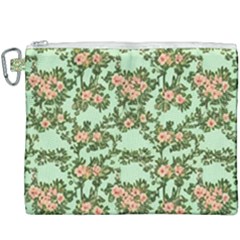 Retro 1880s Flowers Pattern 5 Canvas Cosmetic Bag (xxxl) by violetheavensky