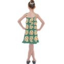 Retro 1880s Flowers Pattern 6 Kids  Overall Dress View2