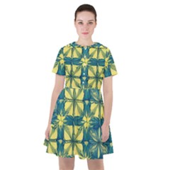 Royal Fractal Pattern 2 Sailor Dress by violetheavensky