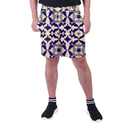Royal Fractal Pattern 3 Men s Pocket Shorts by violetheavensky