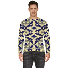 Royal Fractal Pattern 3 Men s Fleece Sweatshirt by violetheavensky