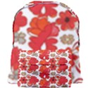 Mid Century Retro Floral 1970s 1960s Pattern 91 Giant Full Print Backpack View1
