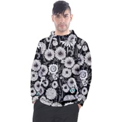 Mid Century Retro Floral 1970s 1960s Pattern 87 Mid Century Retro Floral 1970s 1960s Pattern 86 Men s Pullover Hoodie by violetheavensky