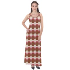 Retro 40s 50s Cupcake Pattern Sleeveless Velour Maxi Dress by violetheavensky