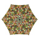 Template Christmas Pattern Automatic Folding Umbrella with Case (Small) View1