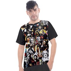Jesus Christ Modern Halftone Pattern Men s Sport Top by snek