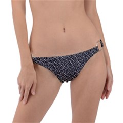 Brown Snake Pattern Ring Detail Bikini Bottoms by DinkovaArt