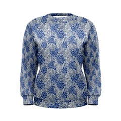 Blue Roses Women s Sweatshirt by DinkovaArt