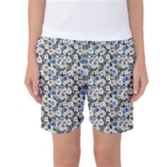 Roses Women s Basketball Shorts by DinkovaArt