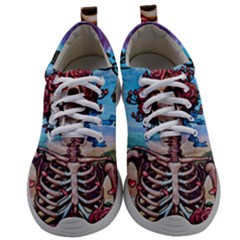 Grateful Dead Hippie Peace Roses Rock Music Legend Mens Athletic Shoes by Tsamara