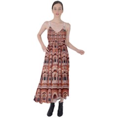 Rajasthan Hawa Mahal Tie Back Maxi Dress by designsbymallika