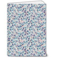 Blue Leaves (2) 5  X 7  Hardcover Notebook by DinkovaArt