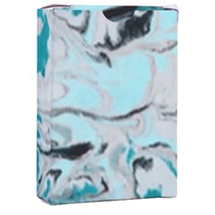 Fluid Turquoise Playing Cards Single Design (rectangle) With Custom Box by DinkovaArt