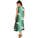 Triangles Pyramid Geometric Pattern Summer Maxi Dress View2