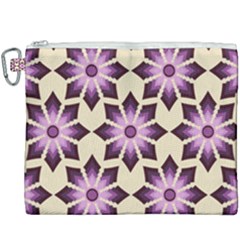 Pattern Design Star Snowflake Canvas Cosmetic Bag (xxxl) by Sabxi