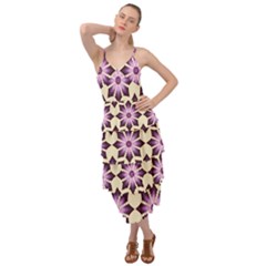 Pattern Design Star Snowflake Layered Bottom Dress by Sabxi